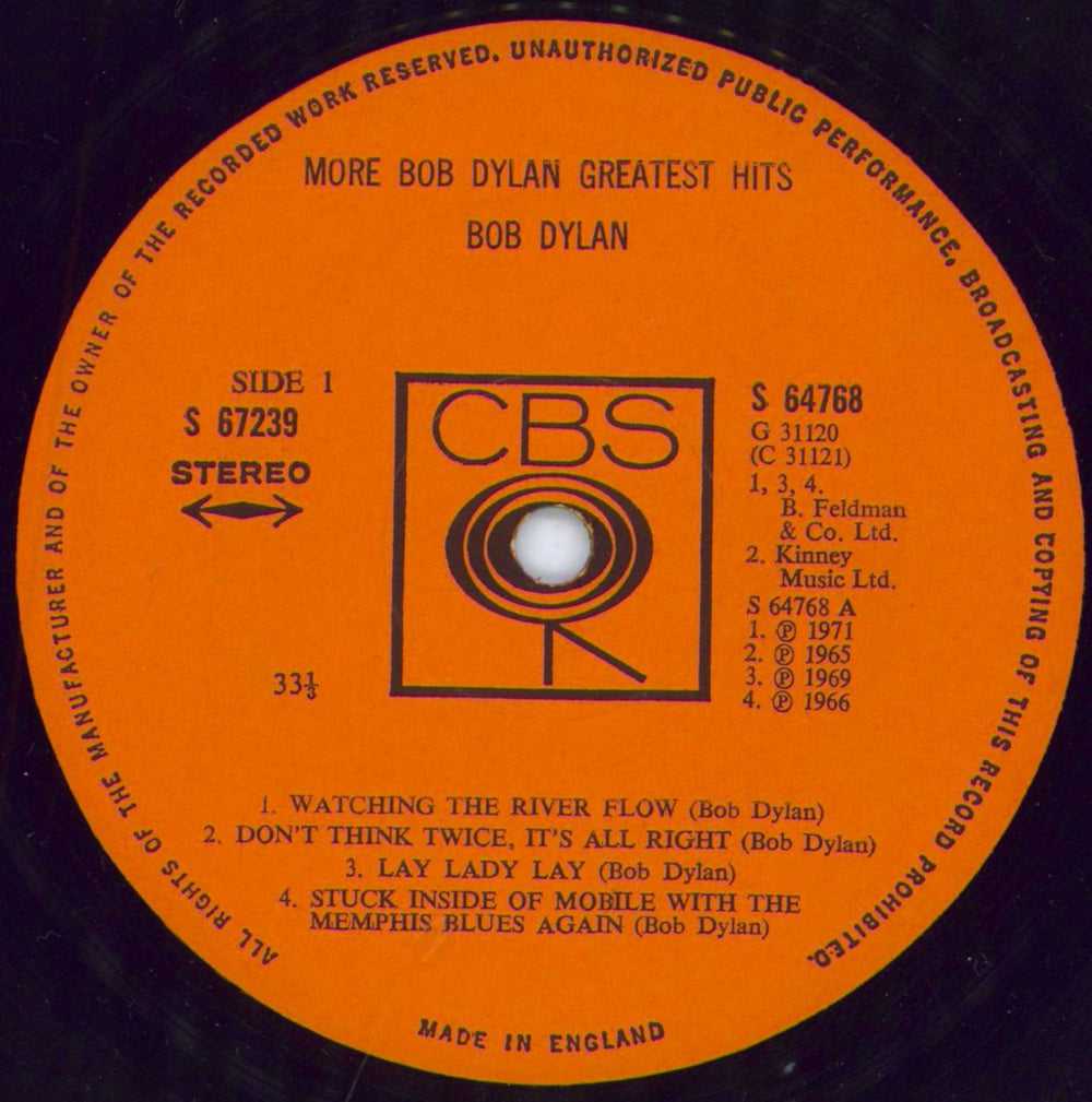 Bob Dylan More Bob Dylan Greatest Hits - 1st - VG UK 2-LP vinyl record set (Double LP Album) DYL2LMO798245