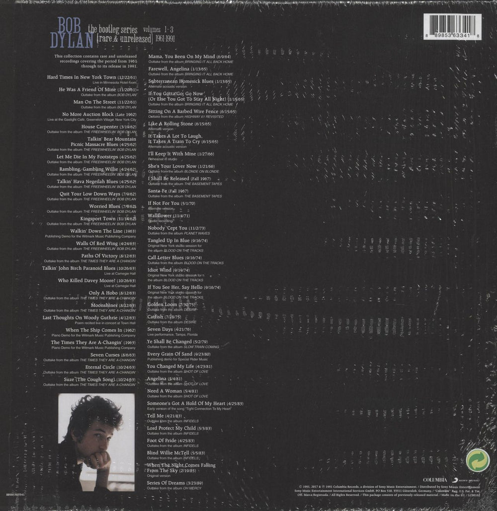 Bob Dylan The Bootleg Series Volumes 1-3 - 2017 Edition UK Vinyl Box Set 889853633418