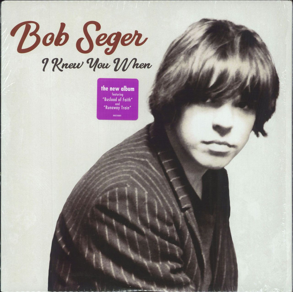 Bob Seger I Knew You When US vinyl LP album (LP record) B002760001