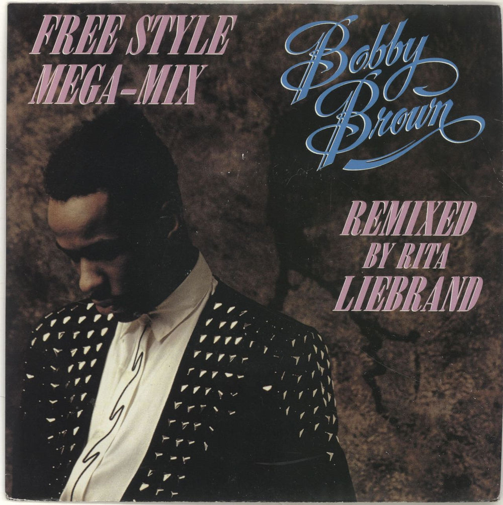 Bobby Brown The Free Style Mega-Mix UK 7" vinyl single (7 inch record / 45) MCA1421