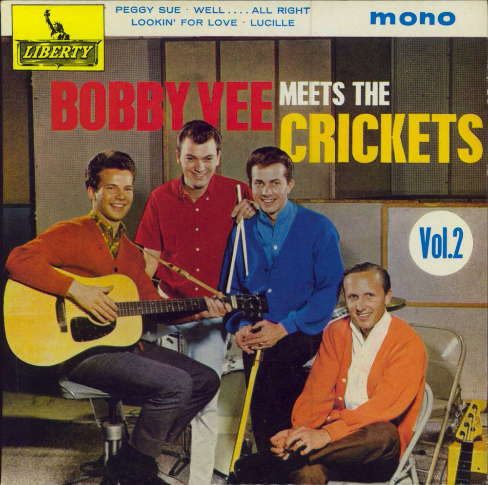 Bobby Vee Bobby Vee Meets The Crickets Vol.2 UK 7" vinyl single (7 inch record / 45) LEP2149