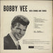 Bobby Vee Bobby Vee With Strings And Things UK vinyl LP album (LP record) BYVLPBO789712