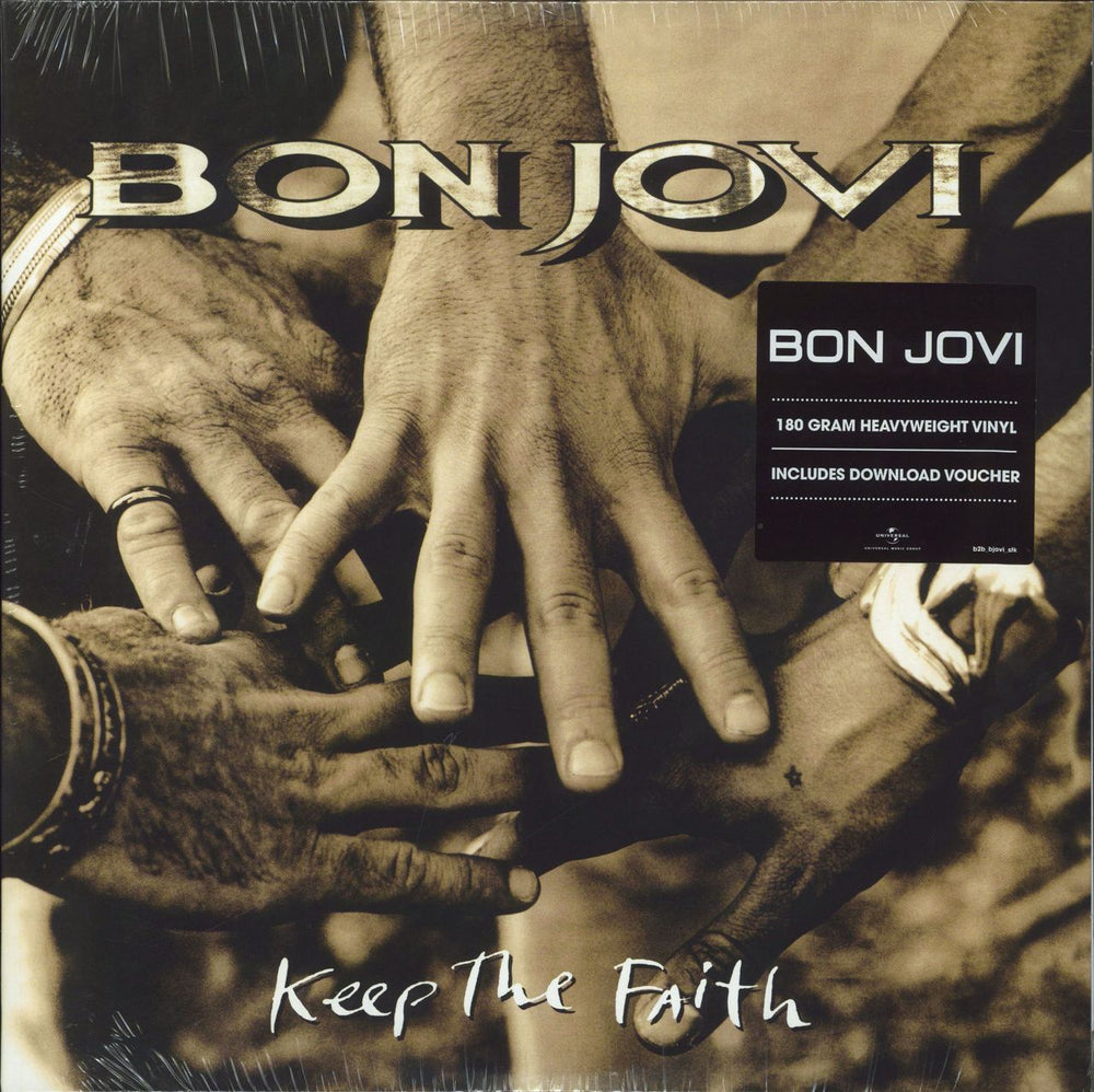 Bon Jovi Keep The Faith - 180gram - Sealed UK 2-LP vinyl record set (Double LP Album) 514197-1