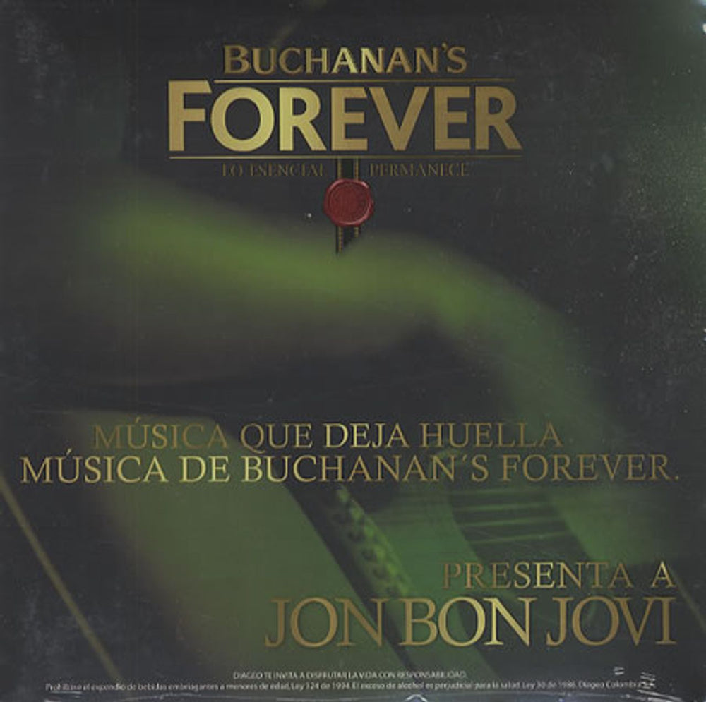 Bon Jovi Musica De Buchanan's Forever - Lost Highway Colombian Promo CD album (CDLP) CDOBSEQUIO