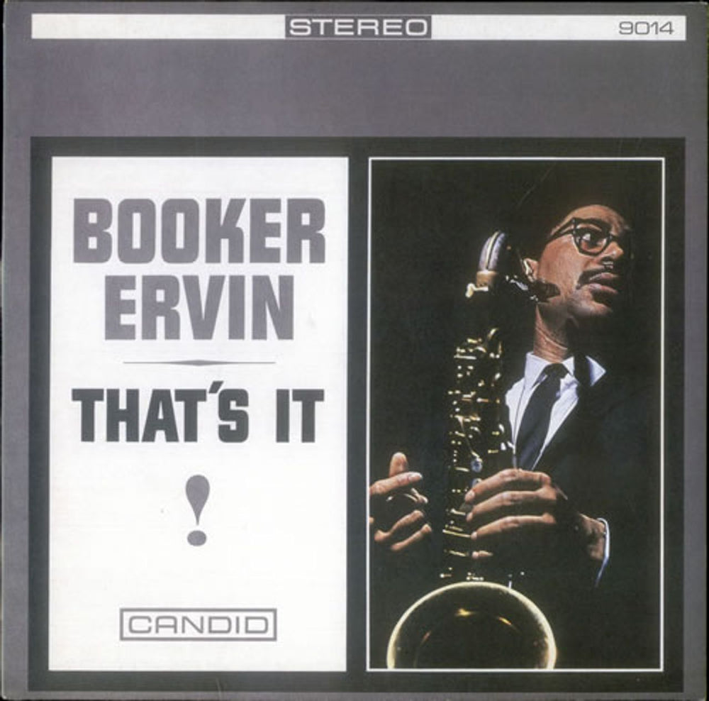 Booker Ervin That's It US vinyl LP album (LP record) CS9014