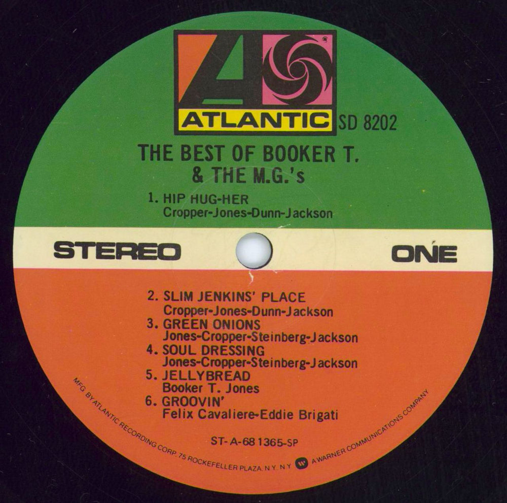 Booker T. & The M.G.'s The Best Of Booker T. & The MG's US vinyl LP album (LP record) BKTLPTH415632