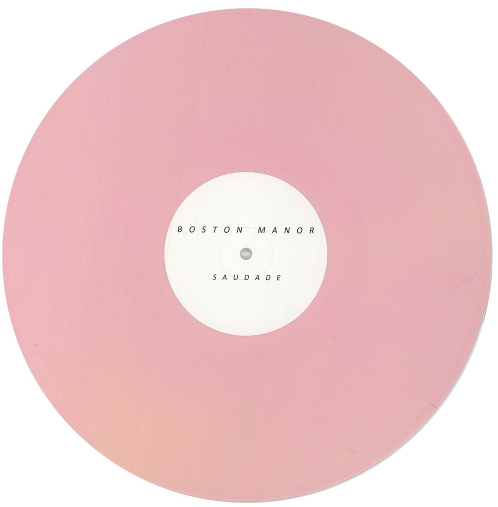 Boston Manor Saudade - Baby Pink Vinyl US 12" vinyl single (12 inch record / Maxi-single) I9U12SA798050