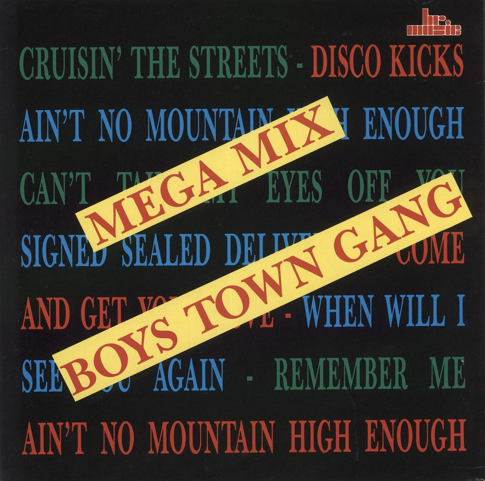 Boys Town Gang Mega Mix French 12" vinyl single (12 inch record / Maxi-single) 1245281