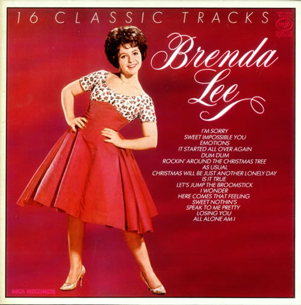 Brenda Lee 16 Classic Tracks UK vinyl LP album (LP record) MFP50548