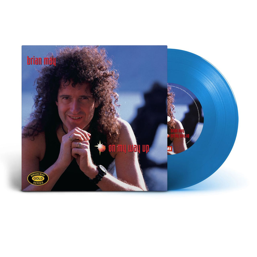 Brian May On My Way Up - Blue Vinyl - Sealed UK 7" vinyl single (7 inch record / 45) 00602438736904