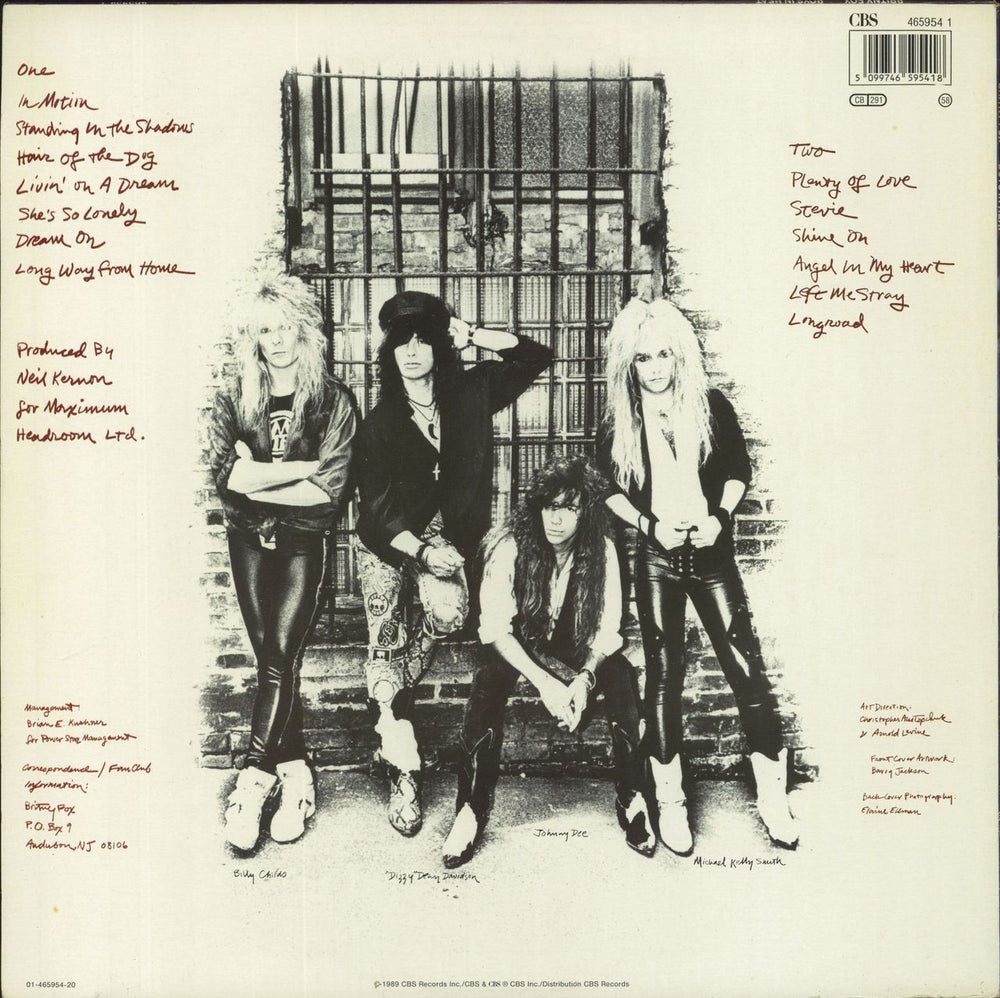 Britny Fox Boys In Heat Dutch vinyl LP album (LP record) 5099746595418