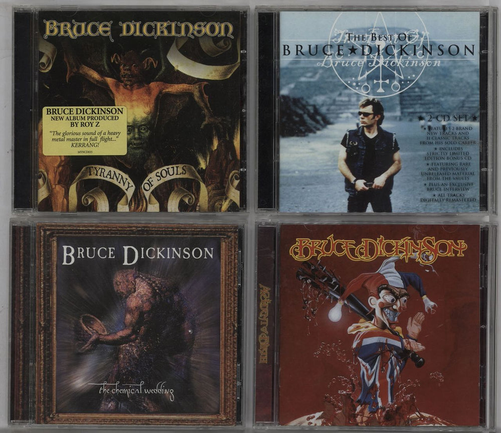 Bruce Dickinson Four Album Set UK CD album (CDLP) FOUR ALBUM BUNDLE