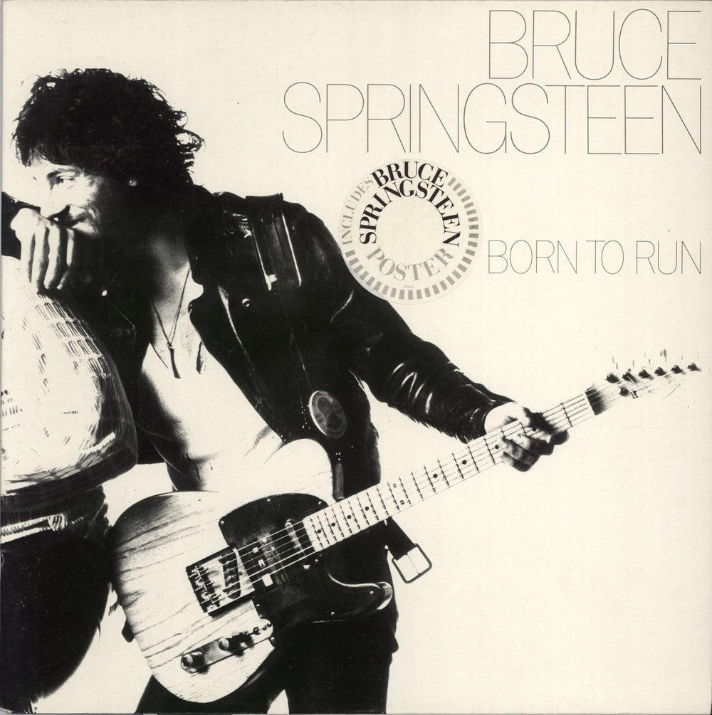 Bruce Springsteen Born To Run + Poster Dutch vinyl LP album (LP record) 80959