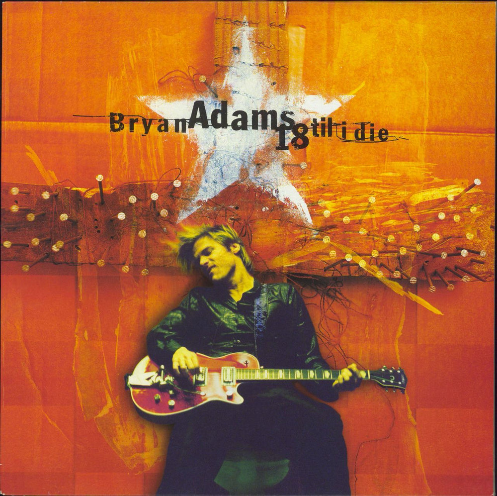 Bryan Adams 18 Til I Die - Promo Stickered UK Promo vinyl LP album (LP record) 540551-1