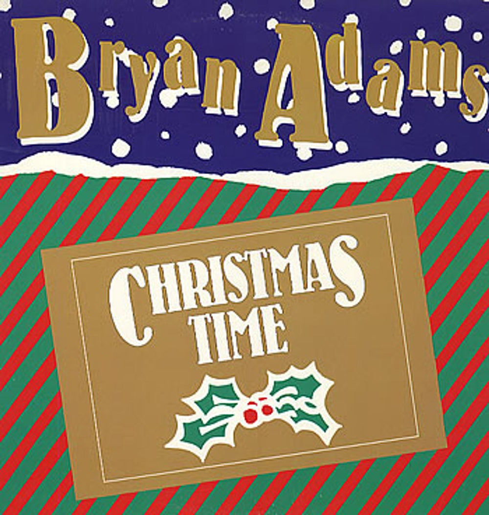 Bryan Adams Christmas Time US Promo 12" vinyl single (12 inch record / Maxi-single) SP-12162