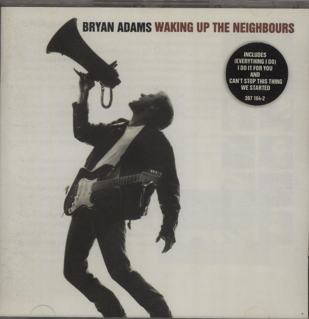 Bryan Adams Waking Up The Neighbours UK CD album (CDLP) 397164-2