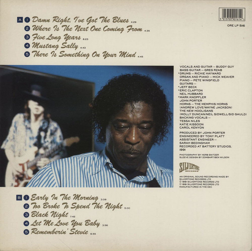 Buddy Guy Damn Right, I've Got The Blues - EX UK vinyl LP album (LP record) 5013705901614