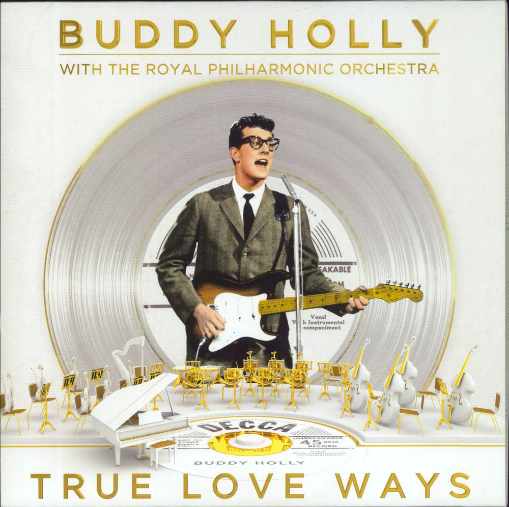 Buddy Holly True Love Ways UK vinyl LP album (LP record) 7702173