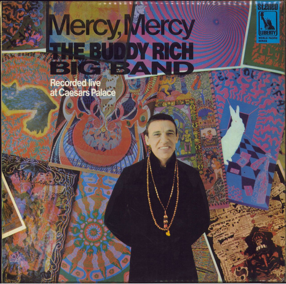 Buddy Rich Mercy Mercy - black label UK vinyl LP album (LP record) LBS83168