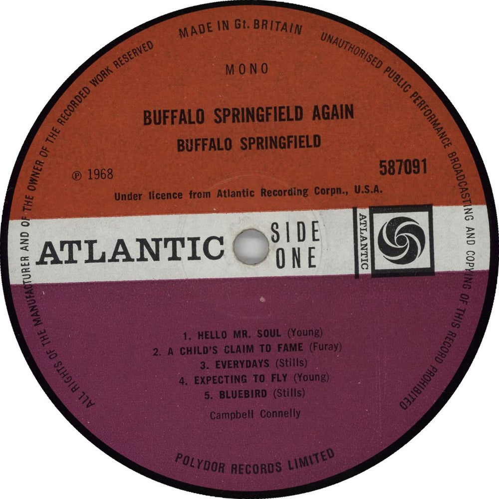 Buffalo Springfield Buffalo Springfield Again - 1st UK vinyl LP album (LP record)