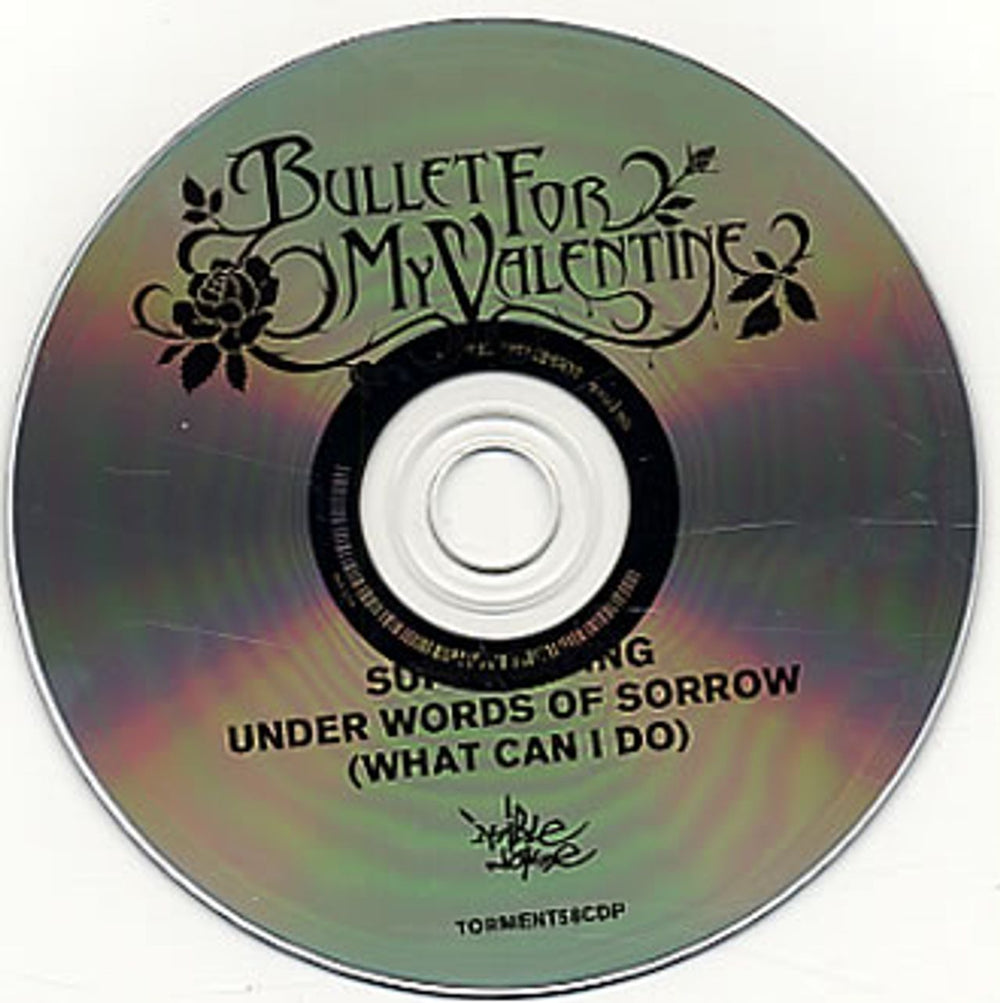 Bullet For My Valentine Suffocating Under Words Of Sorrow UK CD-R acetate TORMENT58CDP