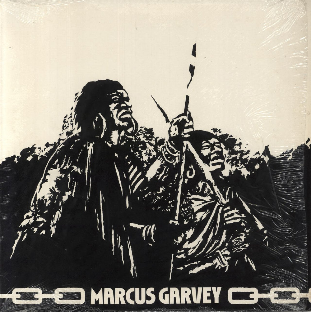 Burning Spear Marcus Garvey - shrink US vinyl LP album (LP record) MLPS9377