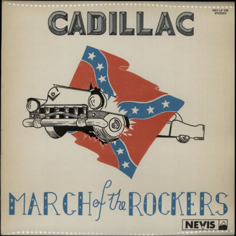 Cadillac (Rockabilly) March Of The Rockers UK vinyl LP album (LP record) NEVLP125