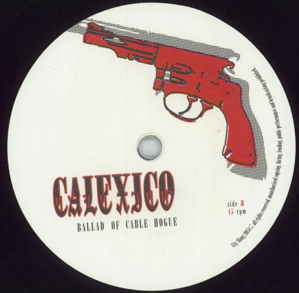 Calexico Ballad Of Cable Hogue German 7" vinyl single (7 inch record / 45) CEX07BA828816