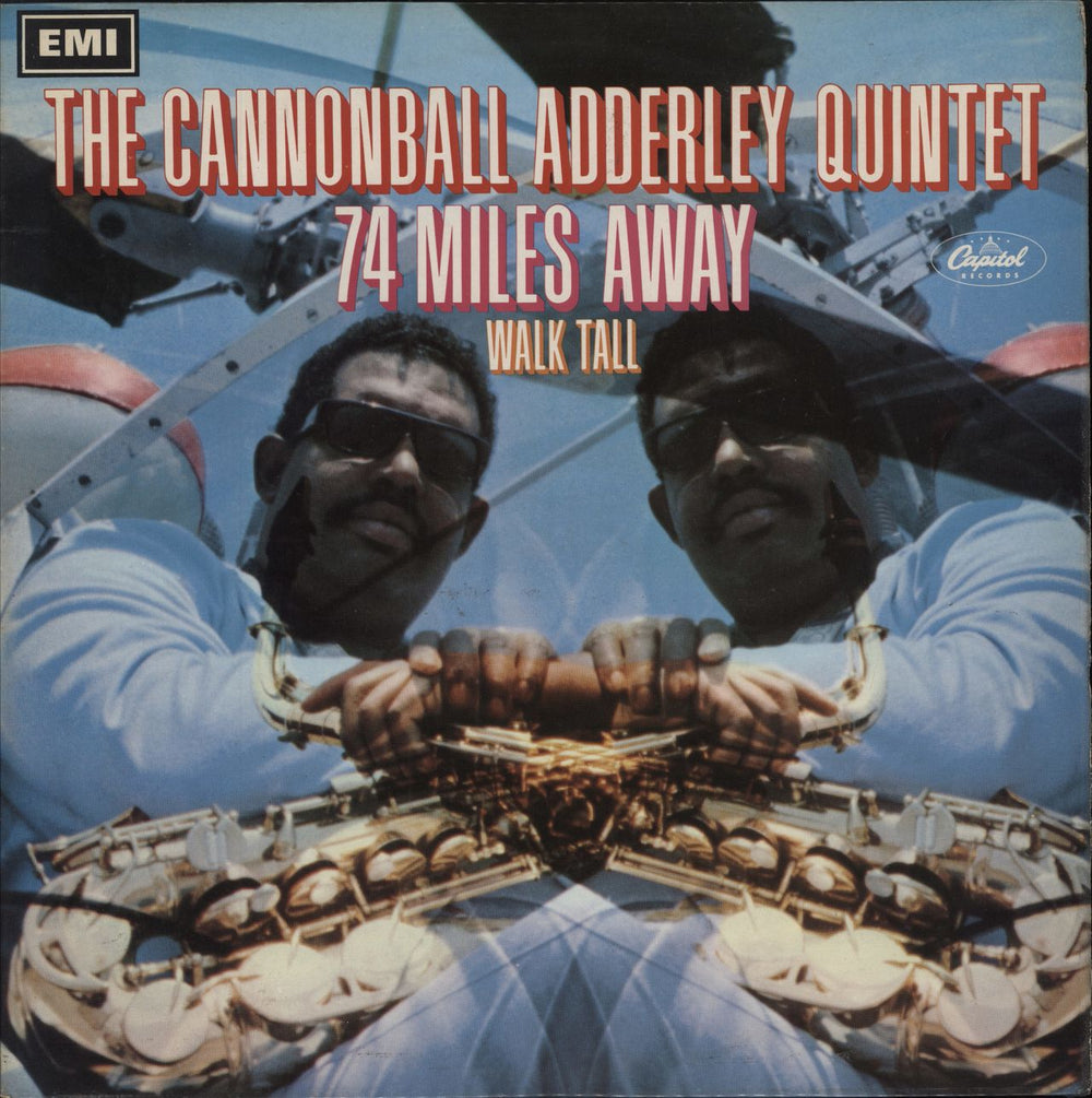 Cannonball Adderley 74 Miles Away - Walk Tall UK vinyl LP album (LP record) ST2822