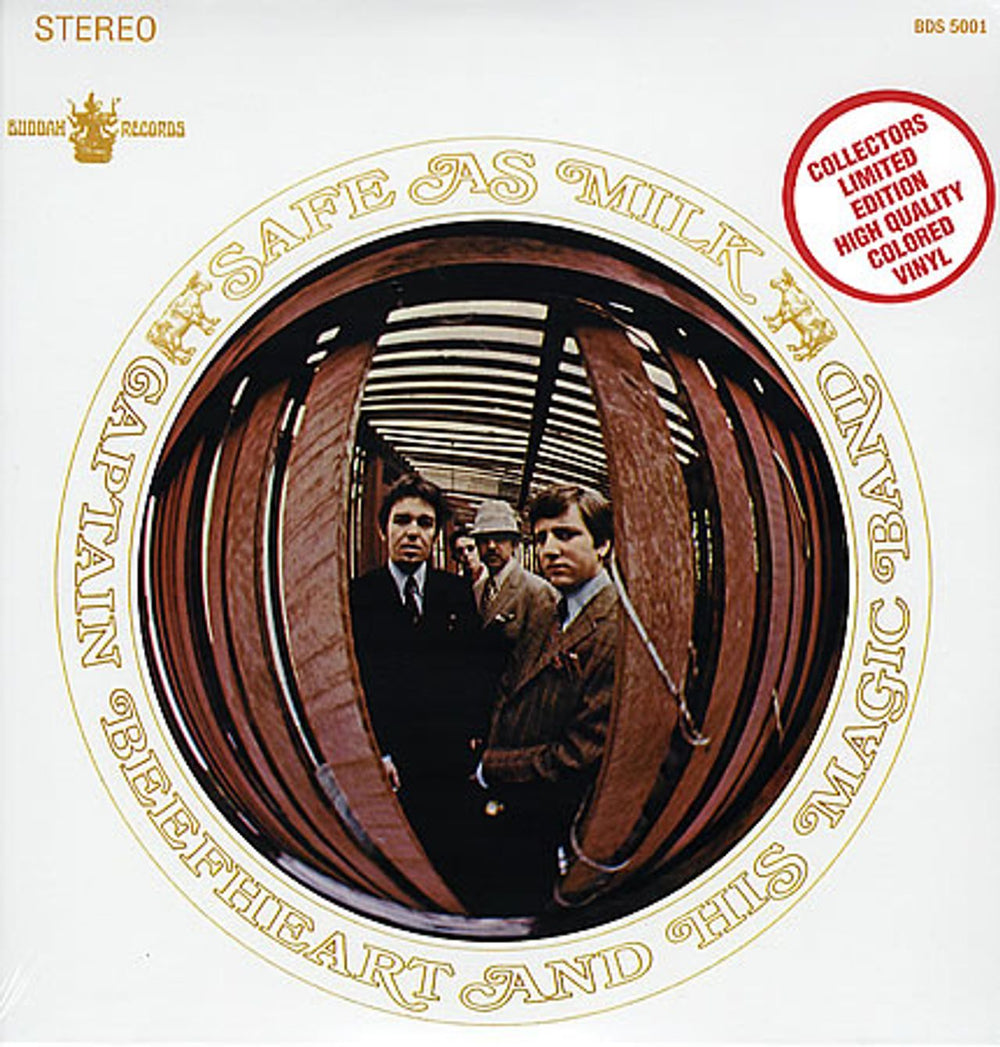 Captain Beefheart & Magic Band Safe As Milk - White Vinyl US vinyl LP album (LP record) BDS5001