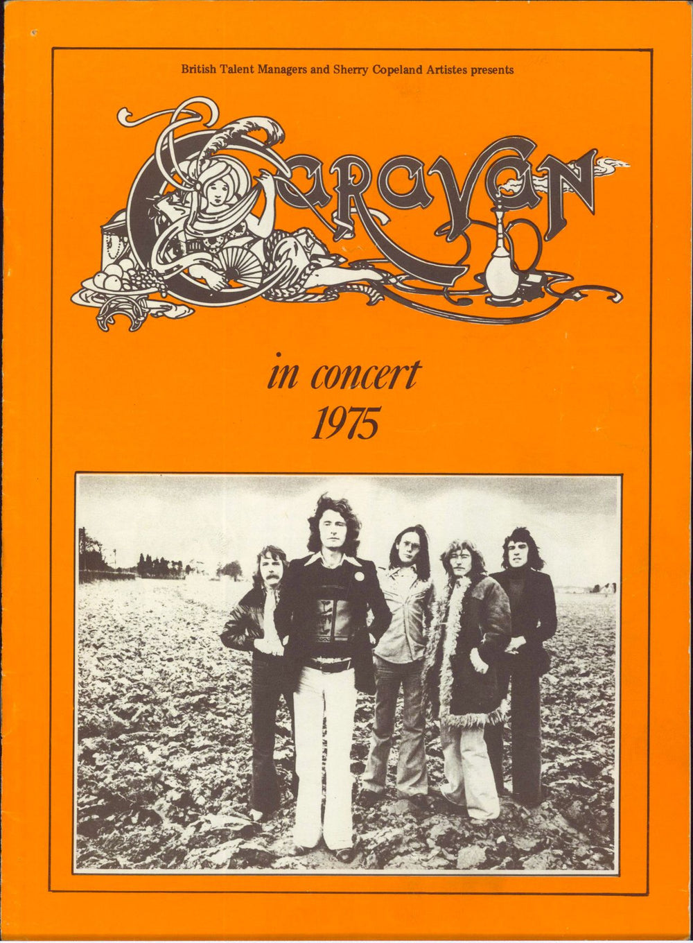 Caravan In Concert 1975 UK tour programme TOUR PROGRAMME