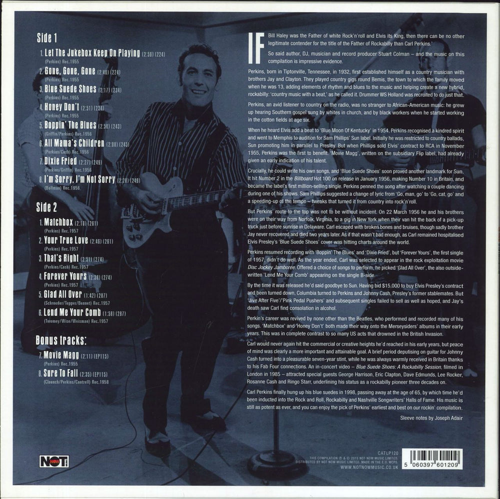 Carl Perkins (R&R) The Sun Singles Collection UK vinyl LP album (LP record) 5060397601209