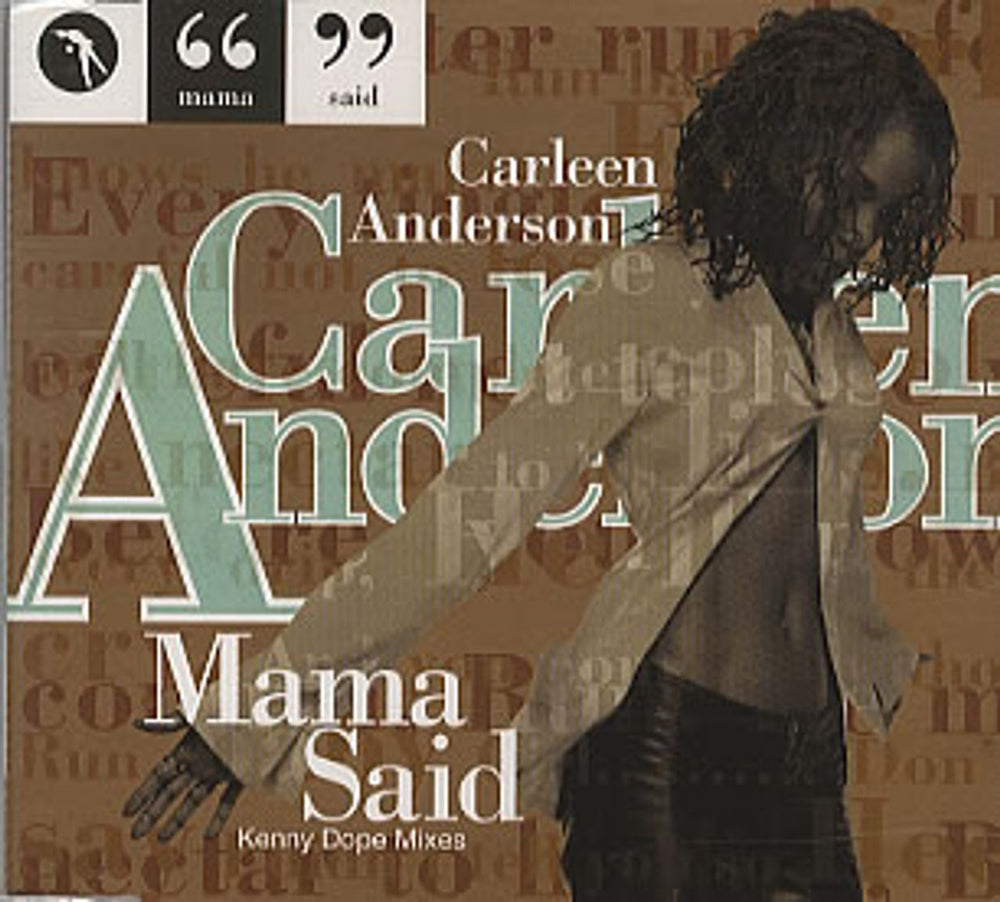 Carleen Anderson Mama Said UK CD single (CD5 / 5") YRCD114