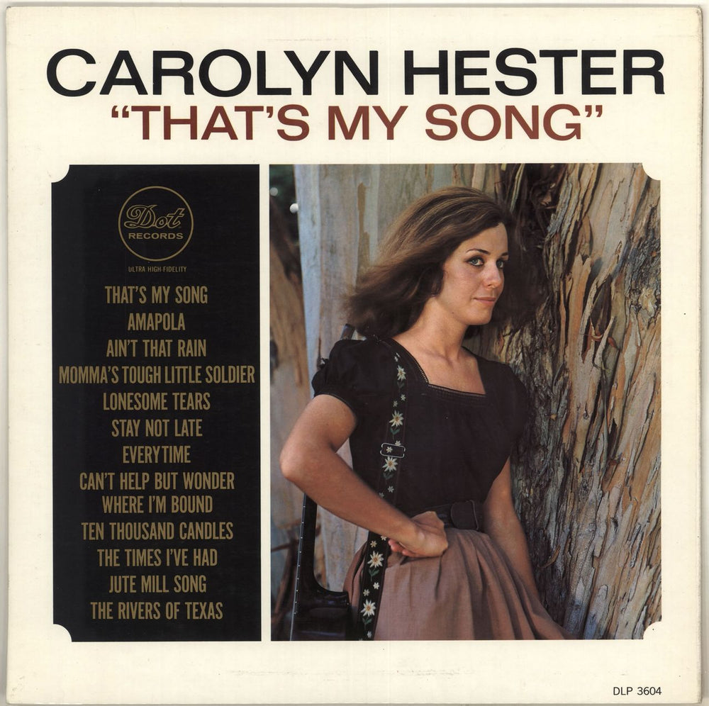 Carolyn Hester That's My Song UK vinyl LP album (LP record) DLP3604