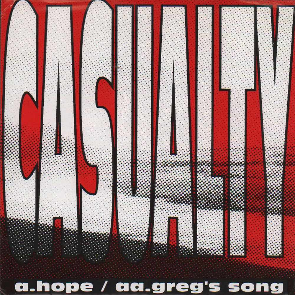 Casualty Hope - Red Vinyl Poster Sleeve Australian 7" vinyl single (7 inch record / 45) ID002