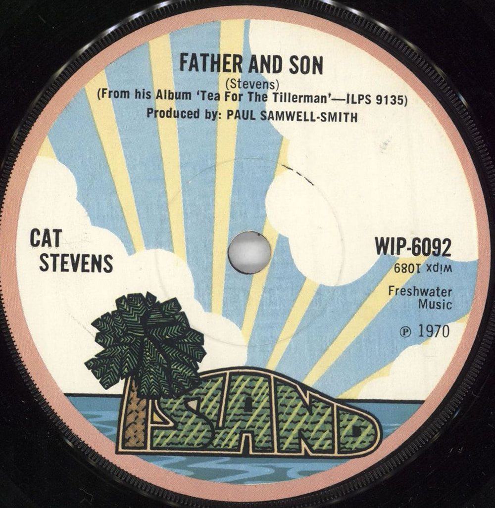 Cat Stevens Father And Son UK 7" vinyl single (7 inch record / 45) WIP6092