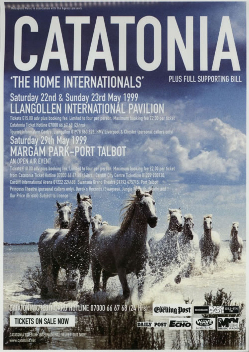 Catatonia The Home Internationals UK poster 16.5 X 12