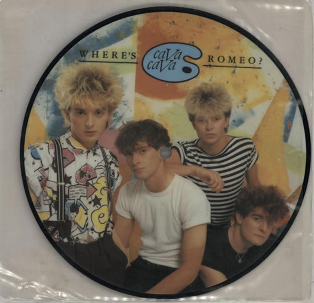 CaVa CaVa Where's Romeo? UK 7" vinyl picture disc (7 inch picture disc single) RGP103