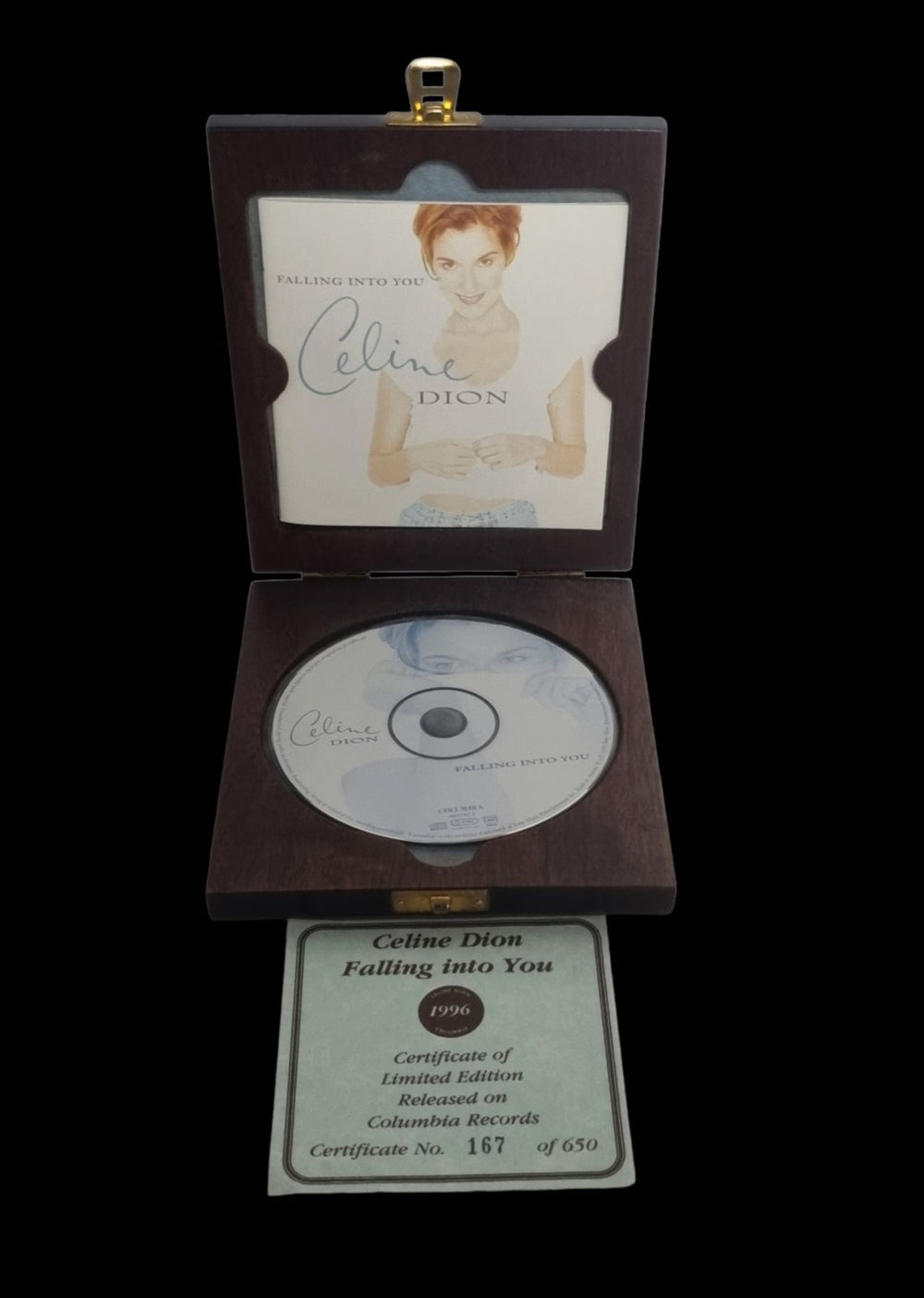 Celine Dion Falling Into You UK Promo CD Single Box Set