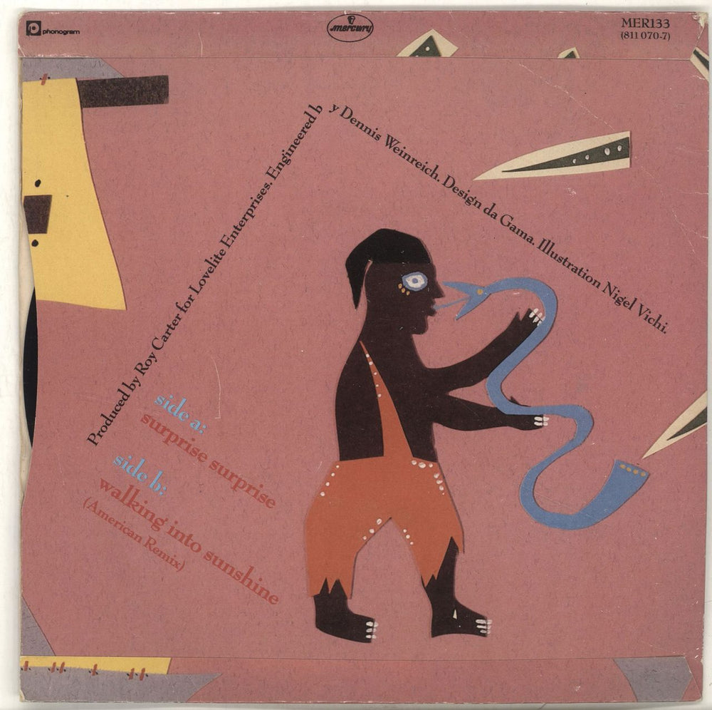 Central Line Surprise Surprise UK 7" vinyl single (7 inch record / 45) CN307SU695817