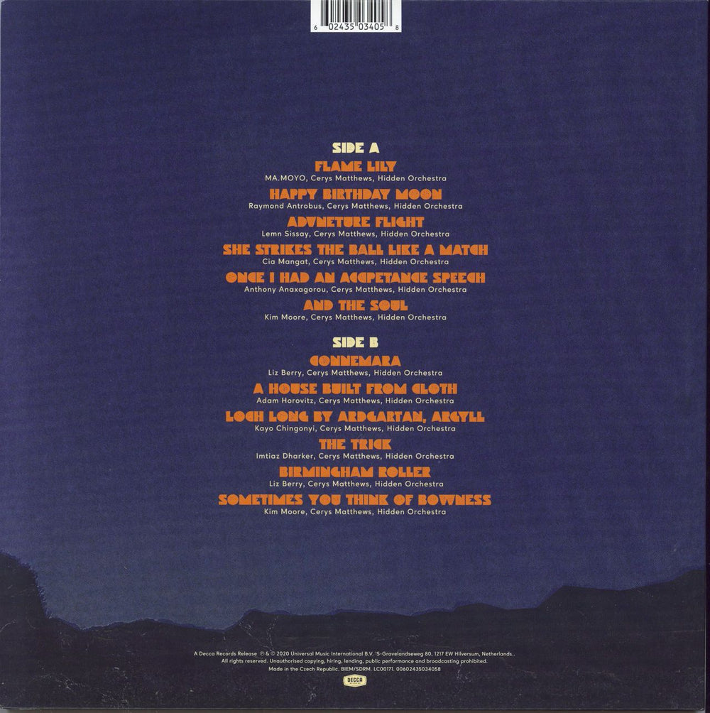 Cerys Matthews We Come From The Sun - Orange Vinyl US vinyl LP album (LP record) 602435034058