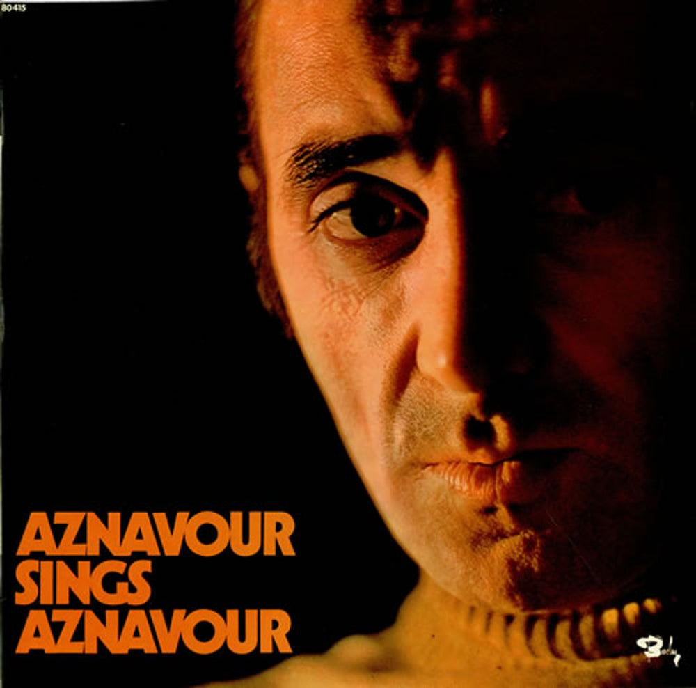 Charles Aznavour Aznavour Sings Aznavour UK vinyl LP album (LP record) 80415