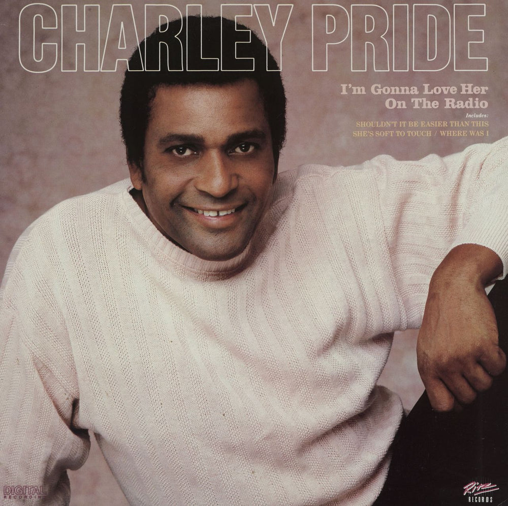 Charley Pride I'm Gonna Love Her On The Radio UK vinyl LP album (LP record) RITZLP0048