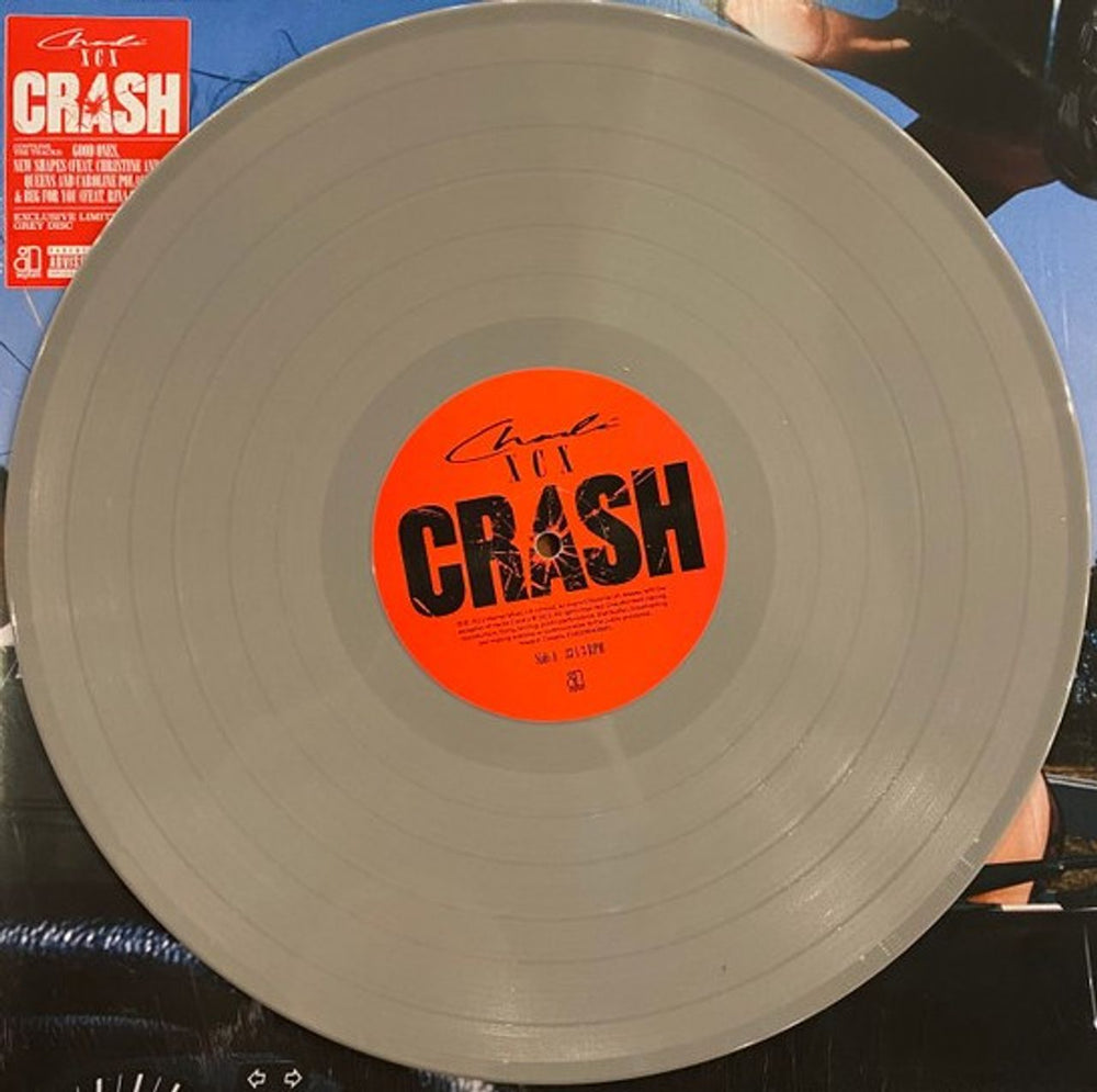 Charli XCX Crash - Exclusive Grey Vinyl - Sealed UK vinyl LP album (LP record) F7ILPCR786439