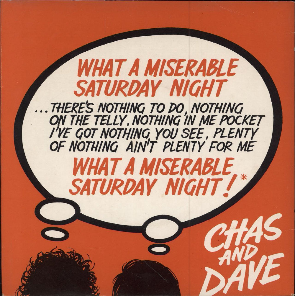 Chas & Dave What A Miserable Saturday Night UK 7" vinyl single (7 inch record / 45) EMI5002