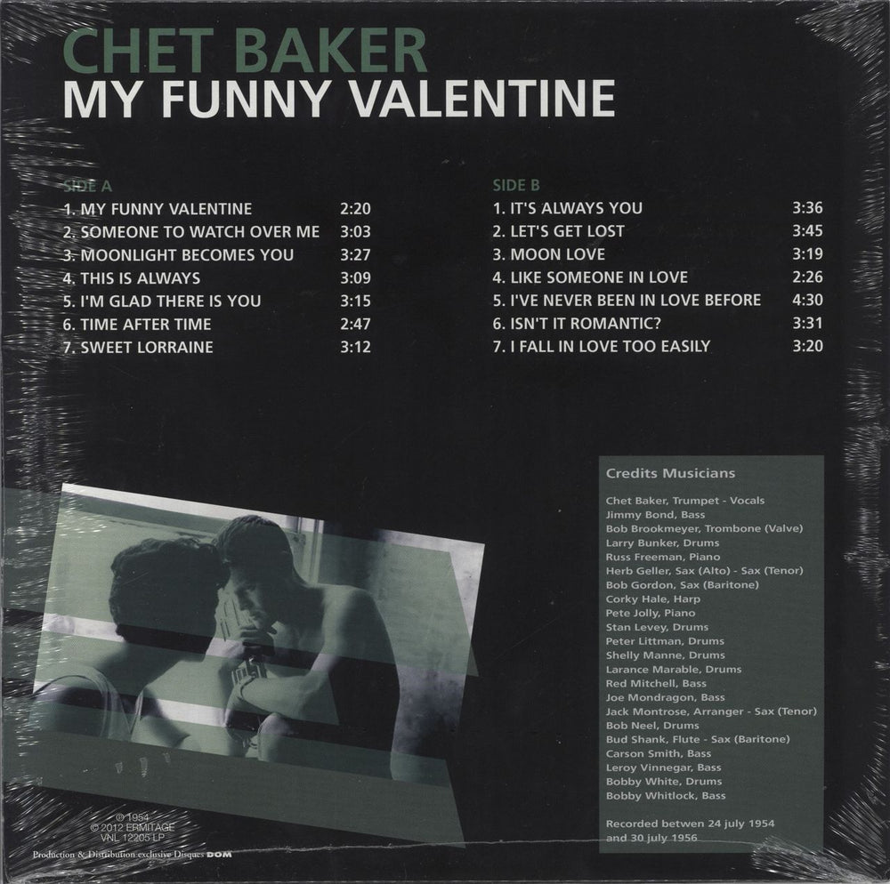 Chet Baker My Funny Valentine - 180gm - Sealed UK vinyl LP album (LP record)