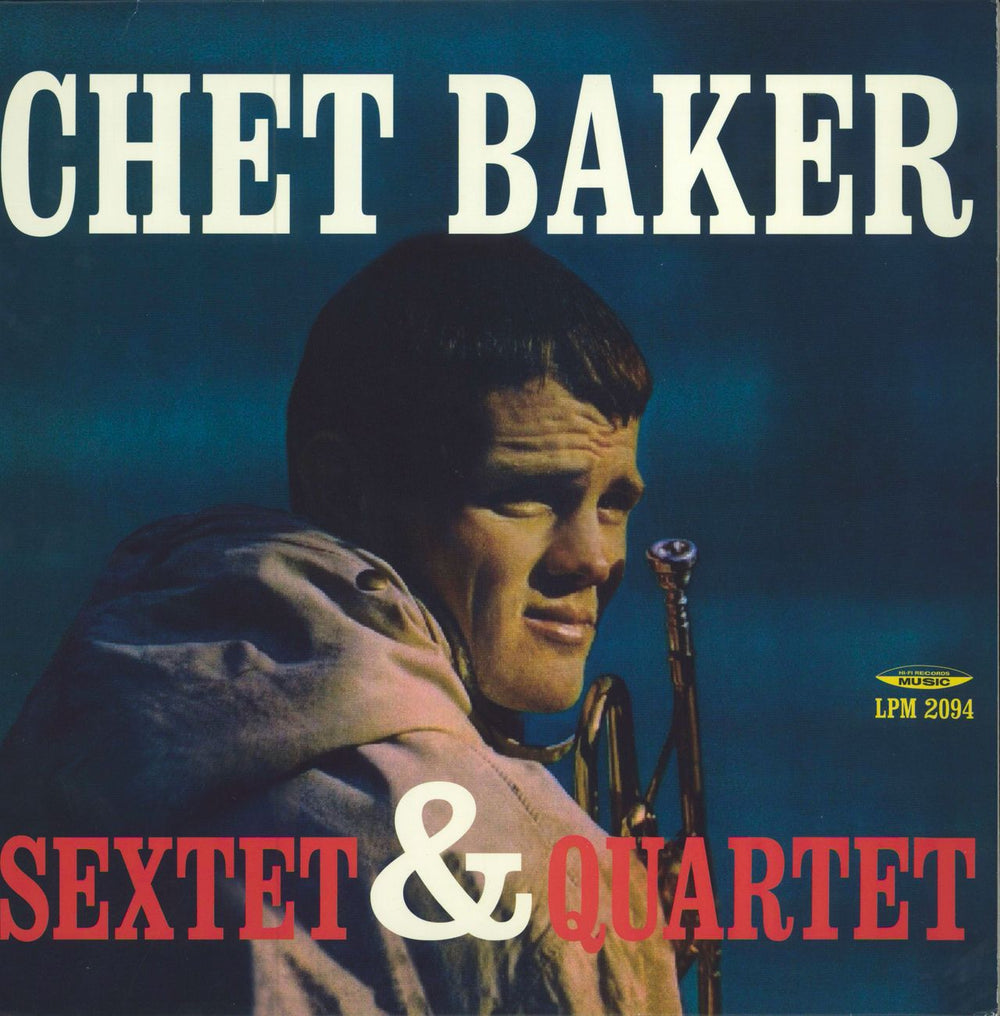 Chet Baker Sextet & Quartet - Blue Vinyl Italian vinyl LP album (LP record) LPM2094