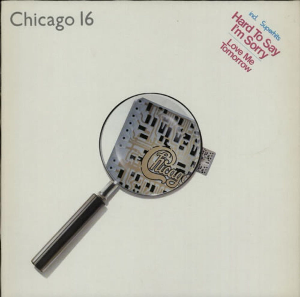 Chicago Chicago 16 German vinyl LP album (LP record) K99235