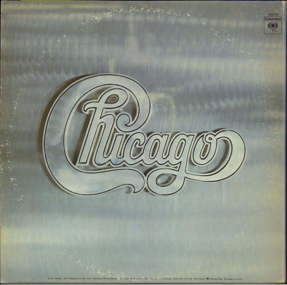 Chicago Chicago + Poster US 2-LP vinyl record set (Double LP Album)