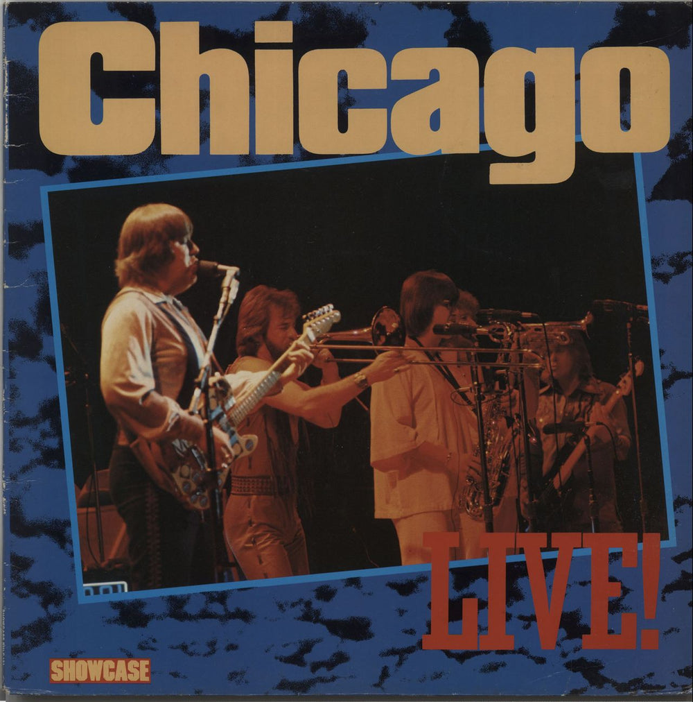 Chicago Live! UK vinyl LP album (LP record) SHLP121